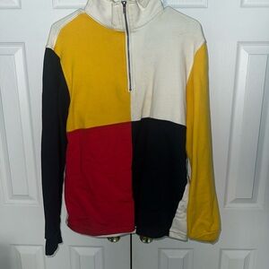 PacSun Multicolor Zip-Up Sweater